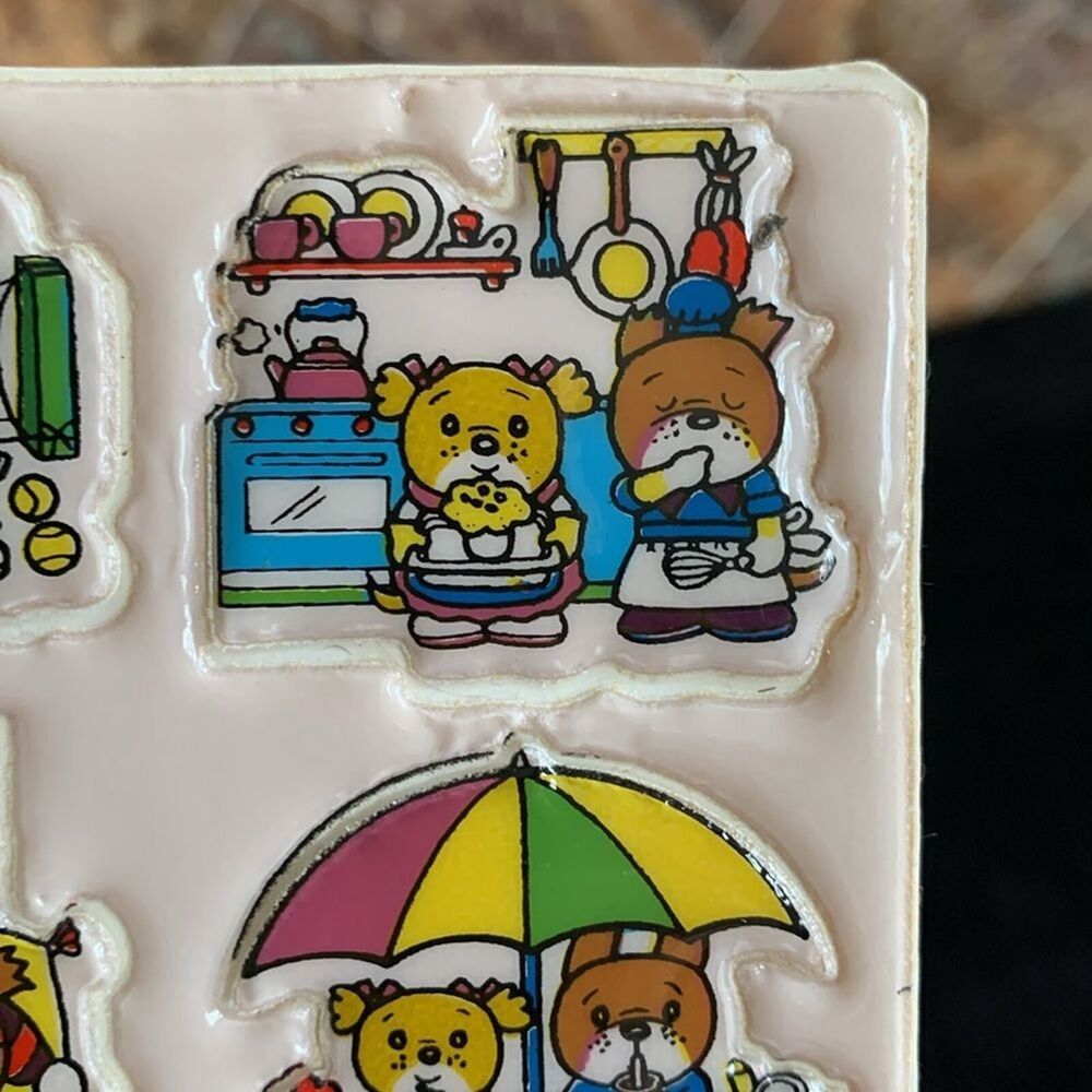 Bobby and Kate, Puffy Sticker Set, Japan, 80s - Picture 5 of 10